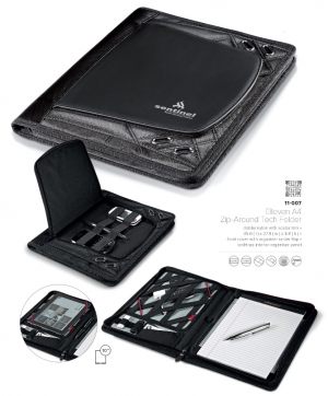 Elleven A4 Zip-Around Tablet Folder